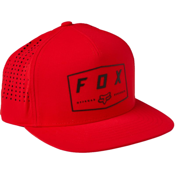 BADGE SNAPBACK HAT [FLM RD]