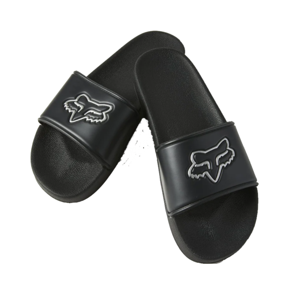 UNISEX TRACK SLIDERS SANDALS | Black