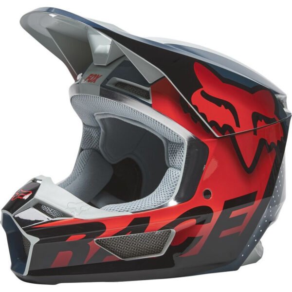 V1 TRICE HELMET, ECE [GRY/ORG]