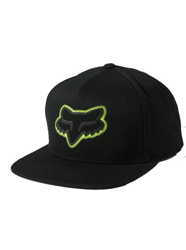 NEON GLOW SNAPBACK HAT [BLK] OS