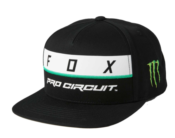 PRO CIRCUIT FOX SNAPBACK HAT [BLK]