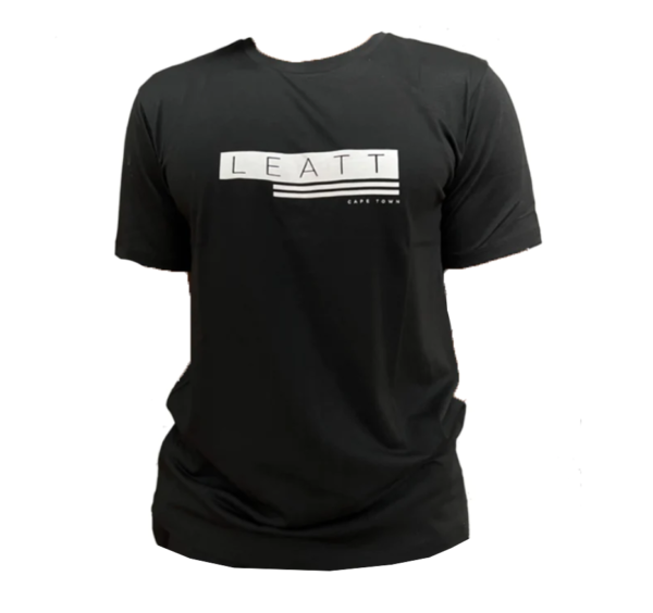 T-SHIRT LEATT | BLK/WHITE LOGO